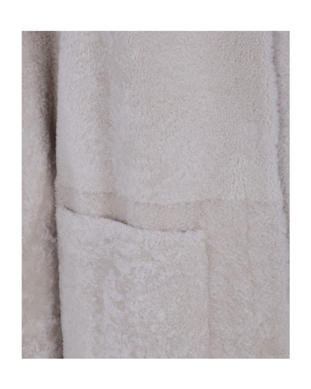 Blancha Gray Crew Neck Coat