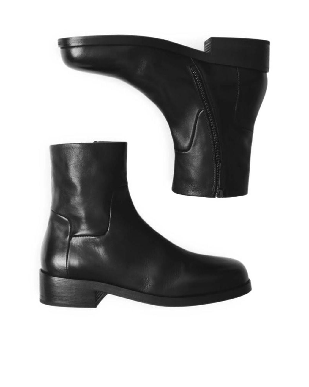 Marsèll Black Marsèll Round Toe Ankle Boots for men