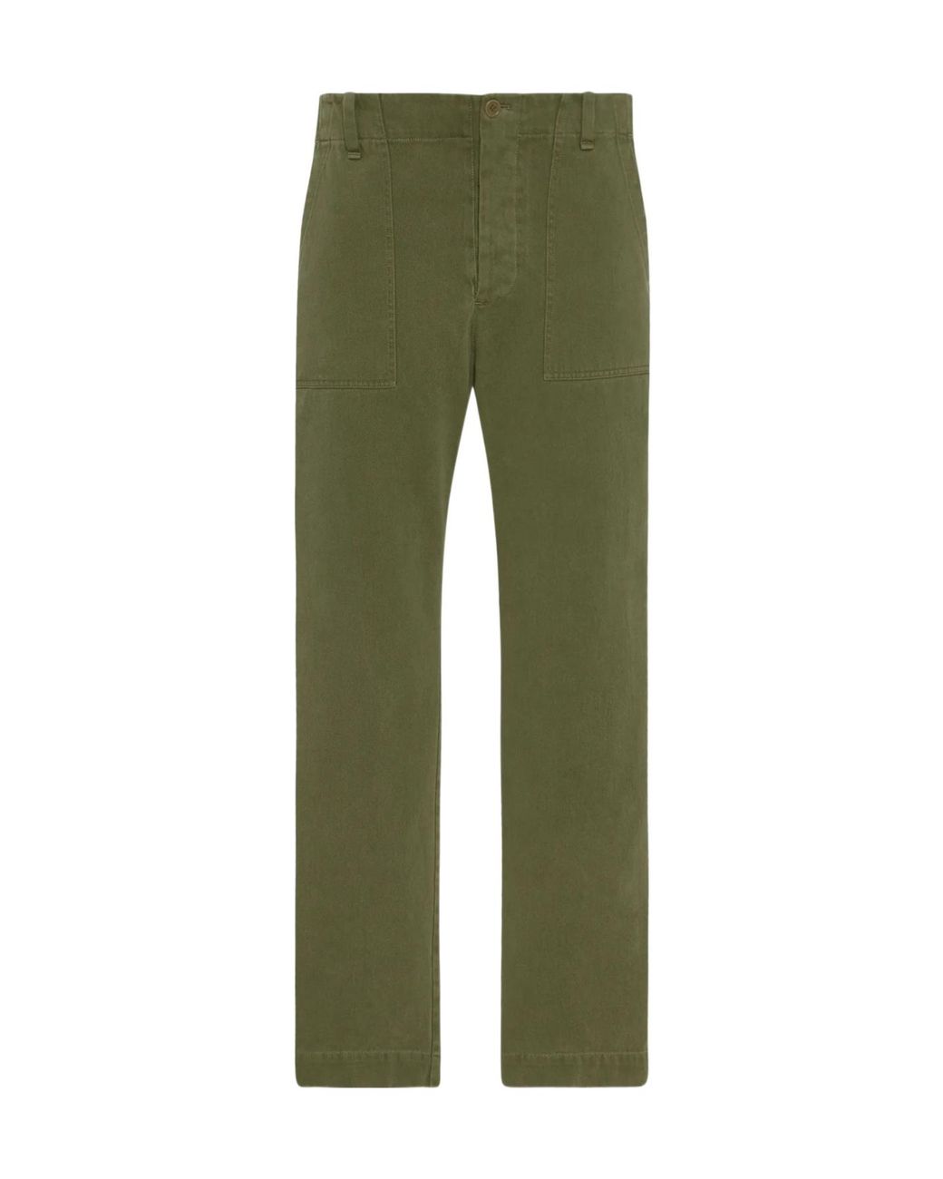 The Row Green Belt Loops Slacks for men