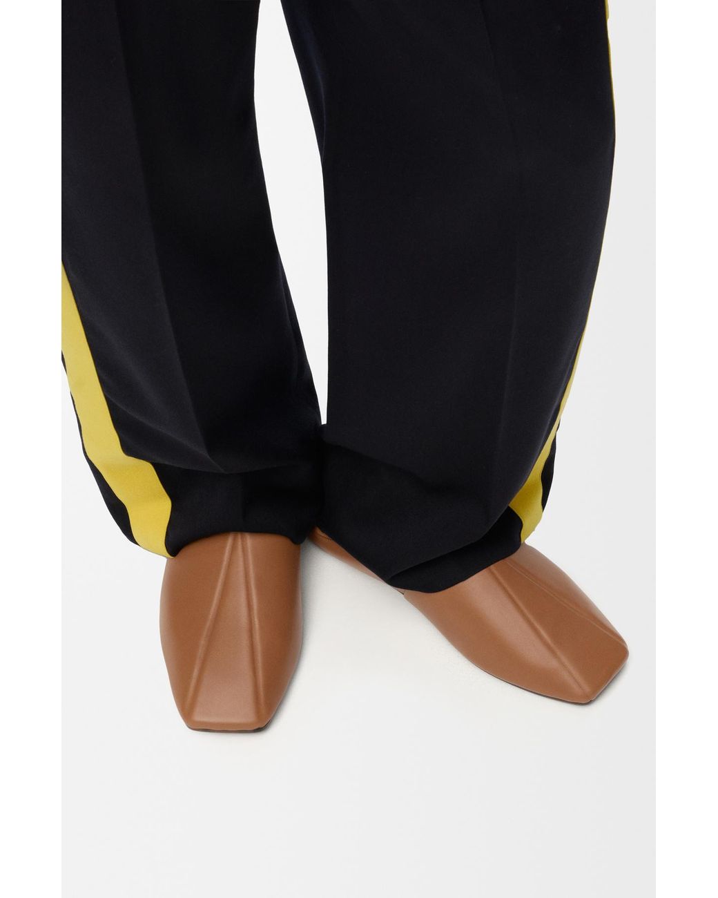 Loewe Brown Square-Toe Casual Shoes for men