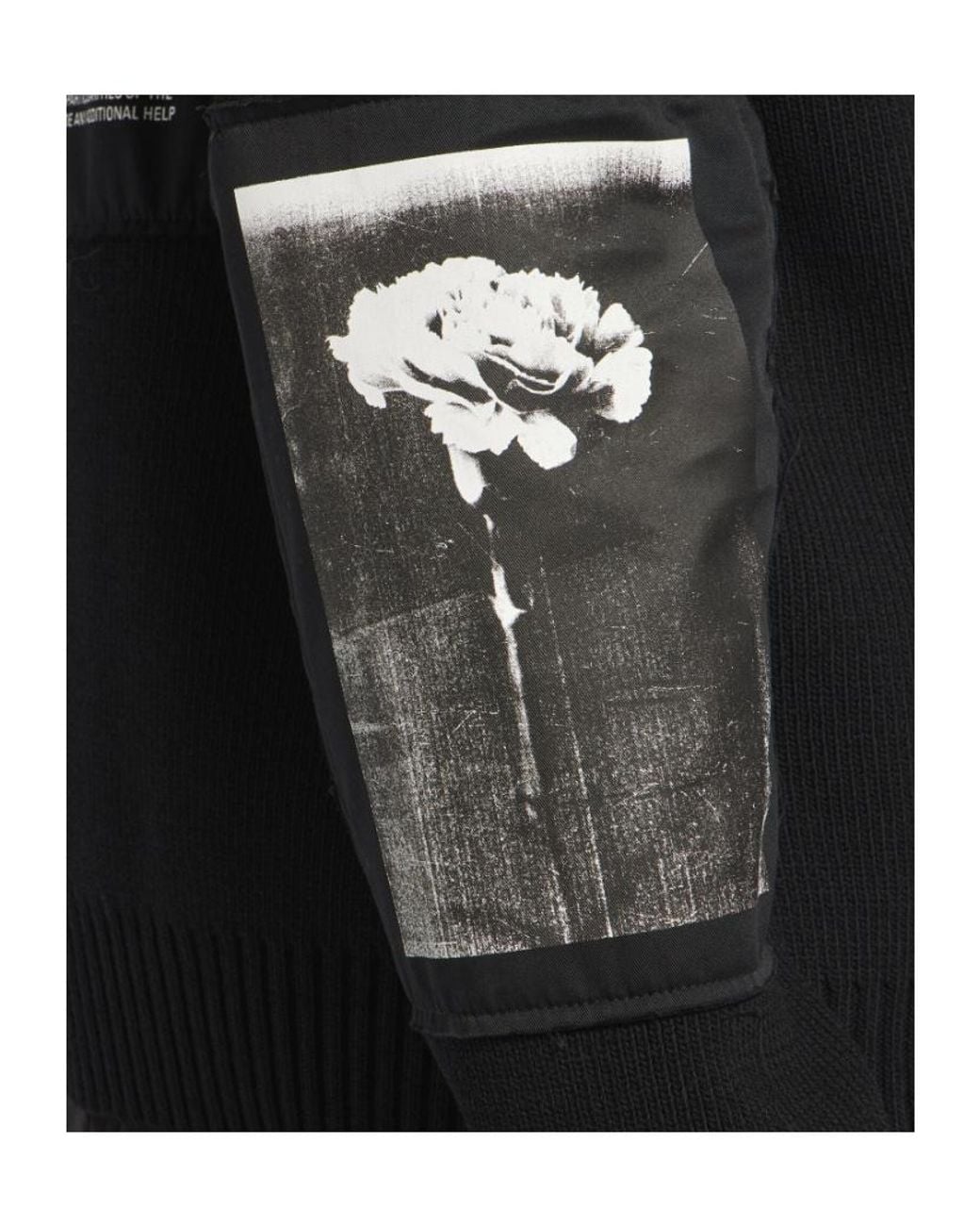 Balenciaga Black Graphic Zip-Up Cardigan for men