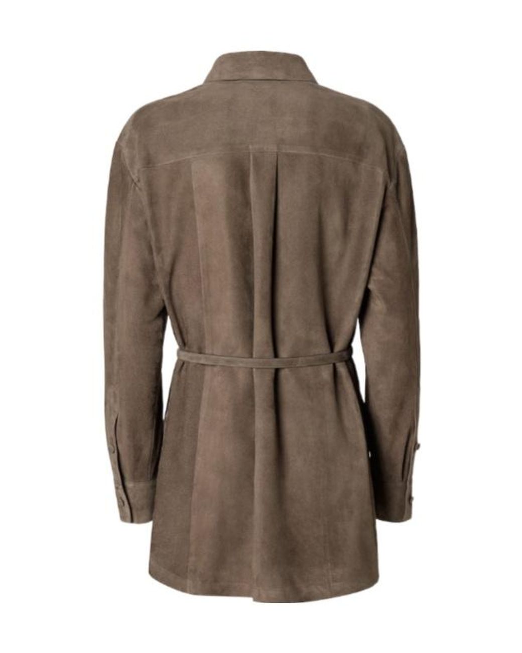 Fendi Brown Oversized Long Sleeve Shirt