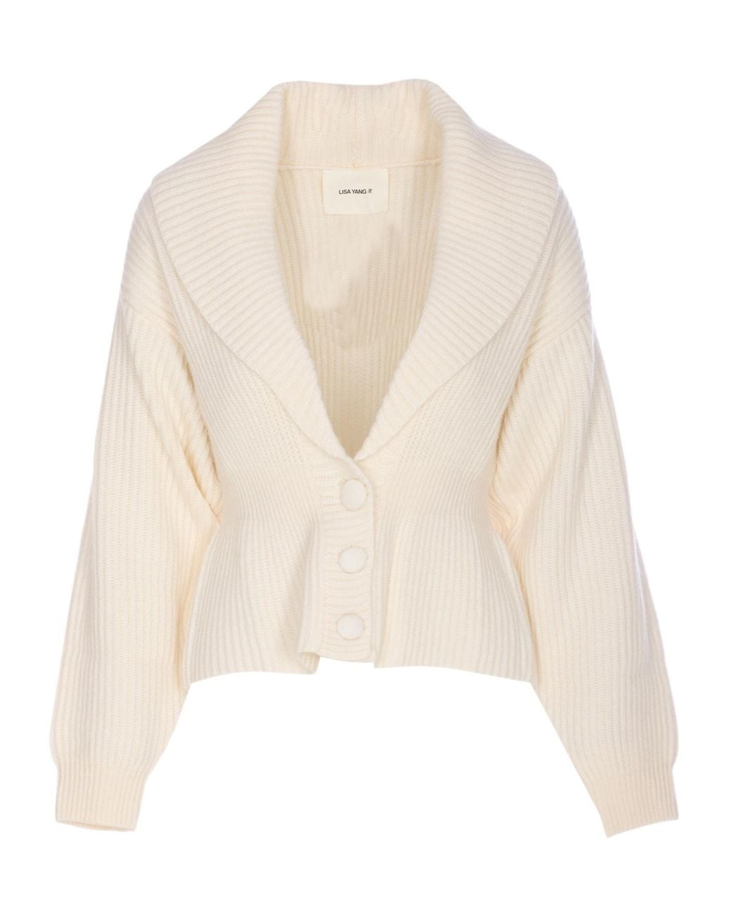 Lisa Yang Natural Alessandra Cardigan Jacket