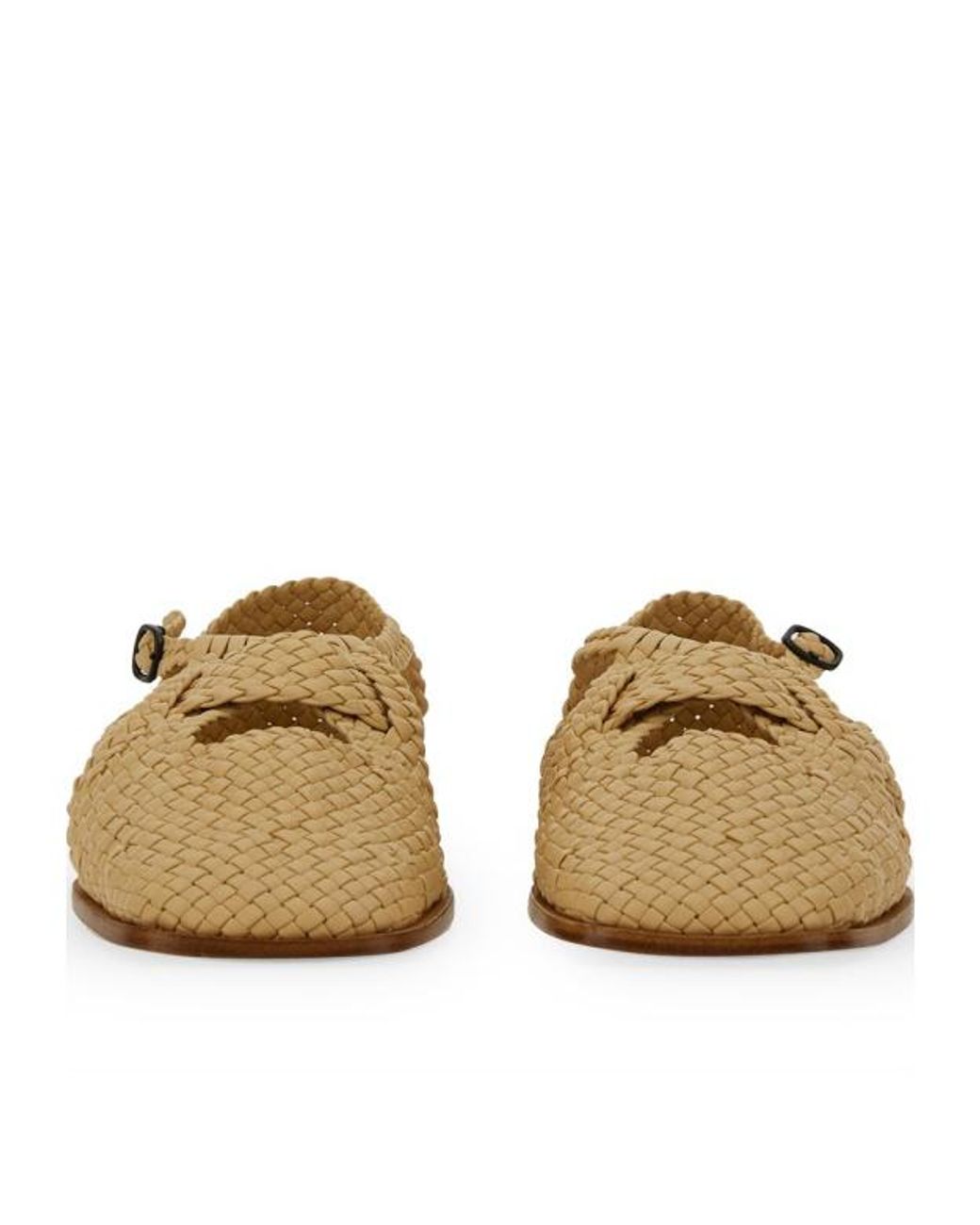 Hereu Brown Serra Interwoven Slippers