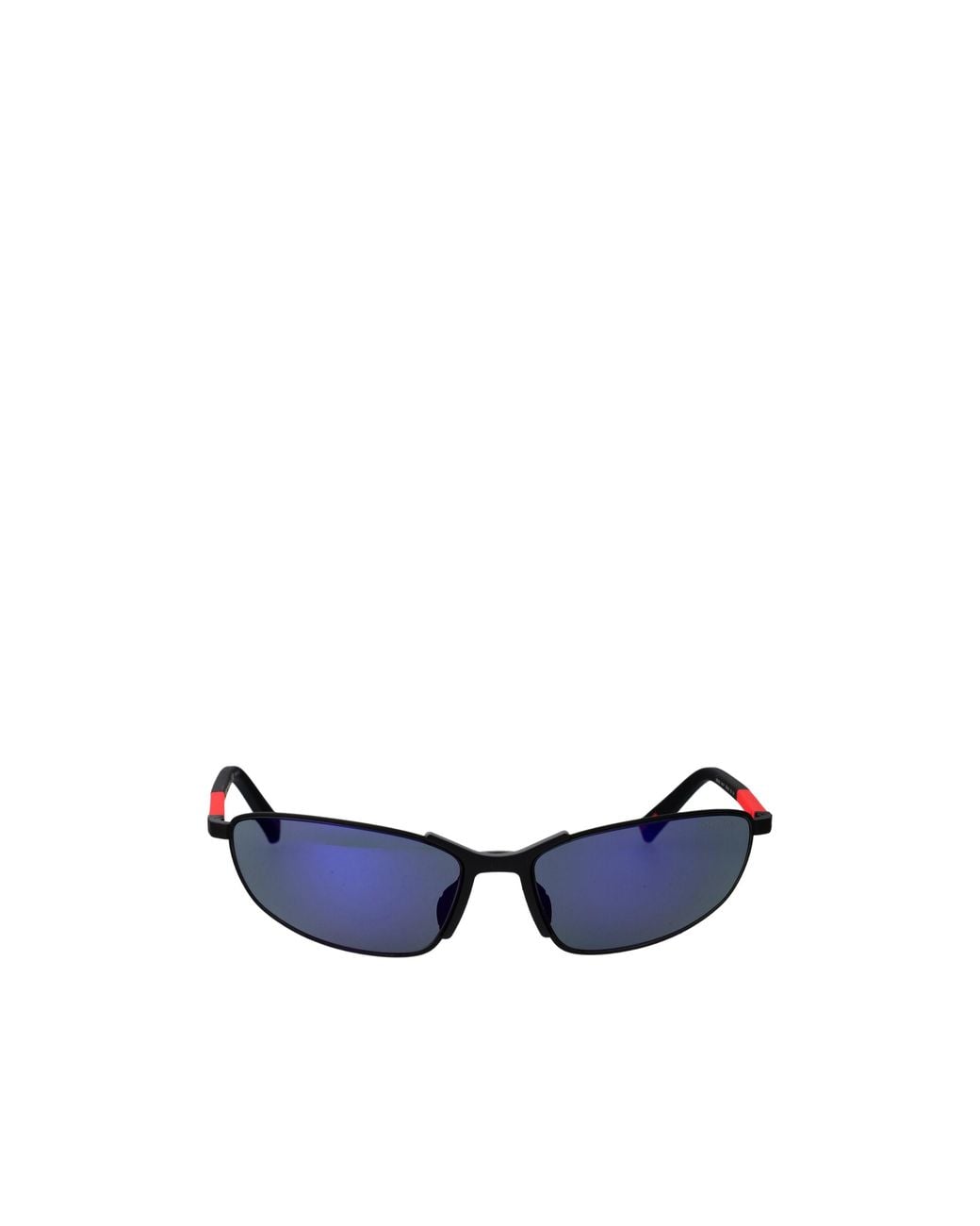 Prada Linea Rossa Blue Oval-Frame Sunglasses for men