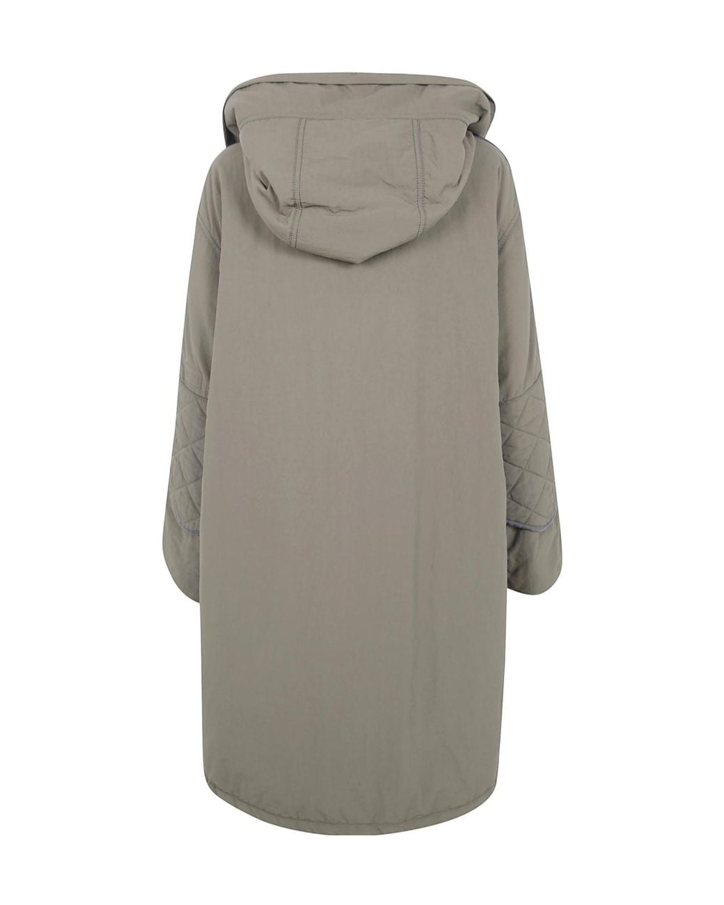 N°21 Gray Hooded Parka