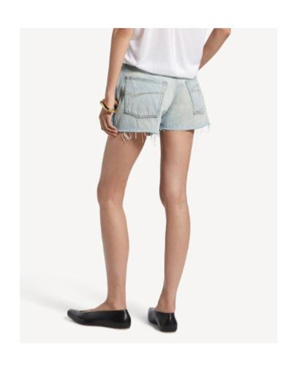Balenciaga Blue Denim Mini Skort