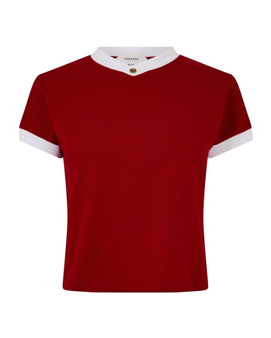 Versace Red Slim-Fit T-Shirt