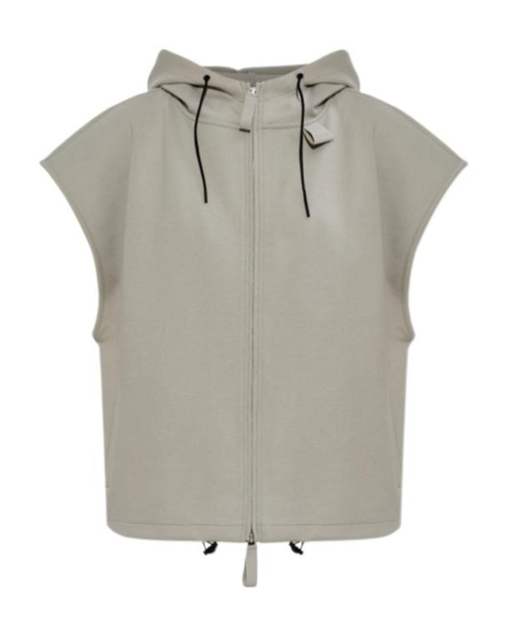 IRO Gray Zipper Sweatshirt