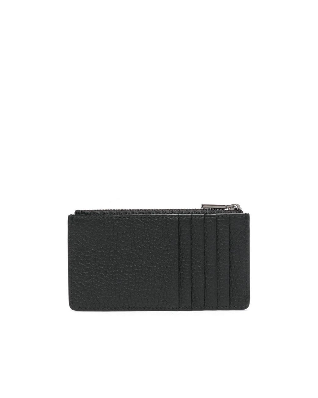 Dolce & Gabbana Black Logo-Embossed Card Holder for men