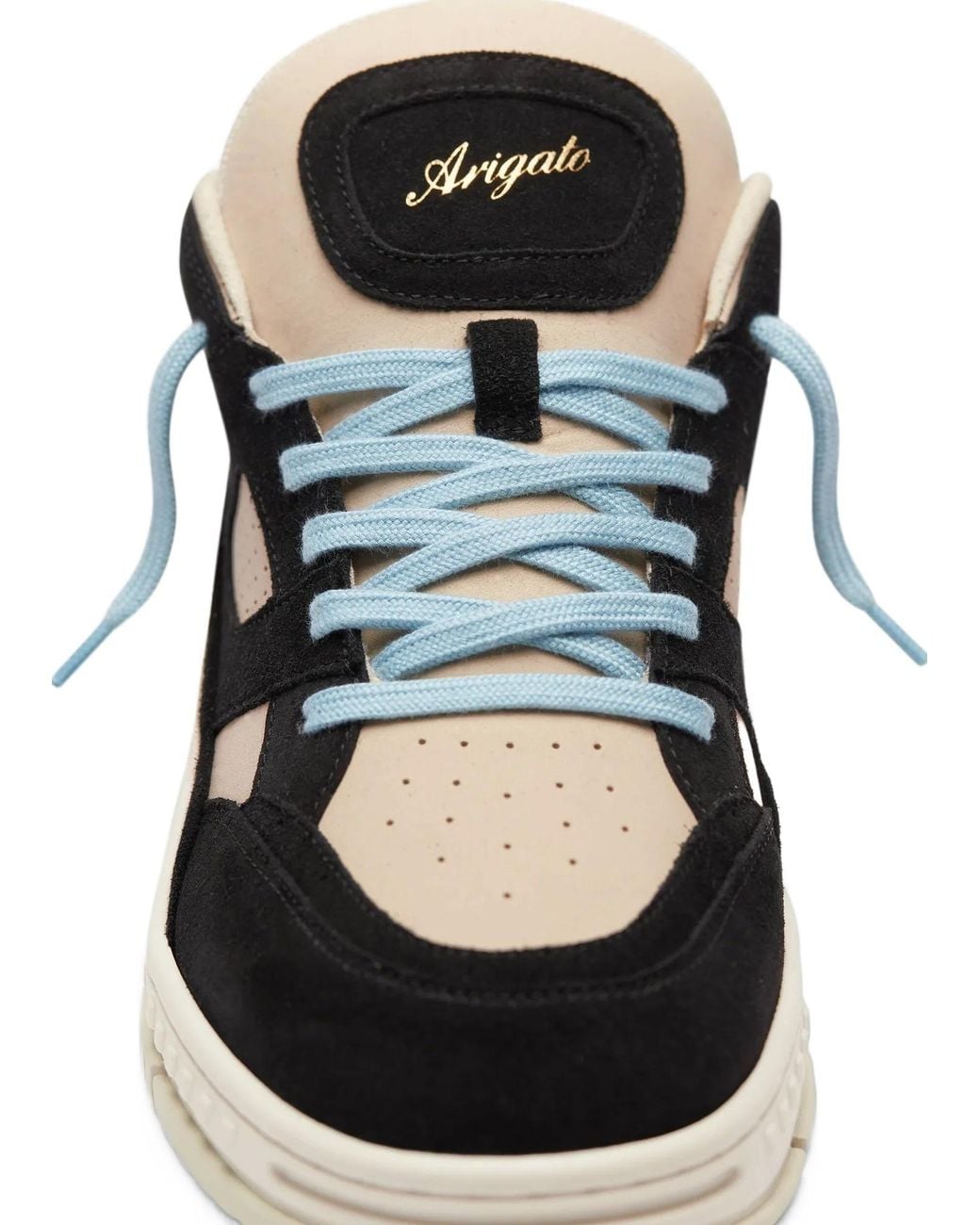 Axel Arigato Brown Area Lo Panelled Suede Sneakers for men