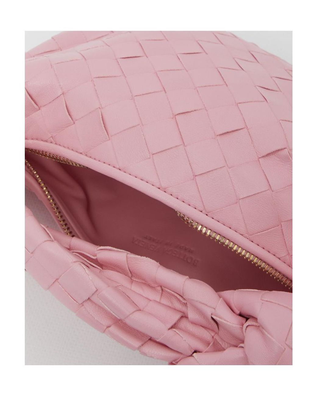 Bottega Veneta Pink Jodie Mini Tote Bag