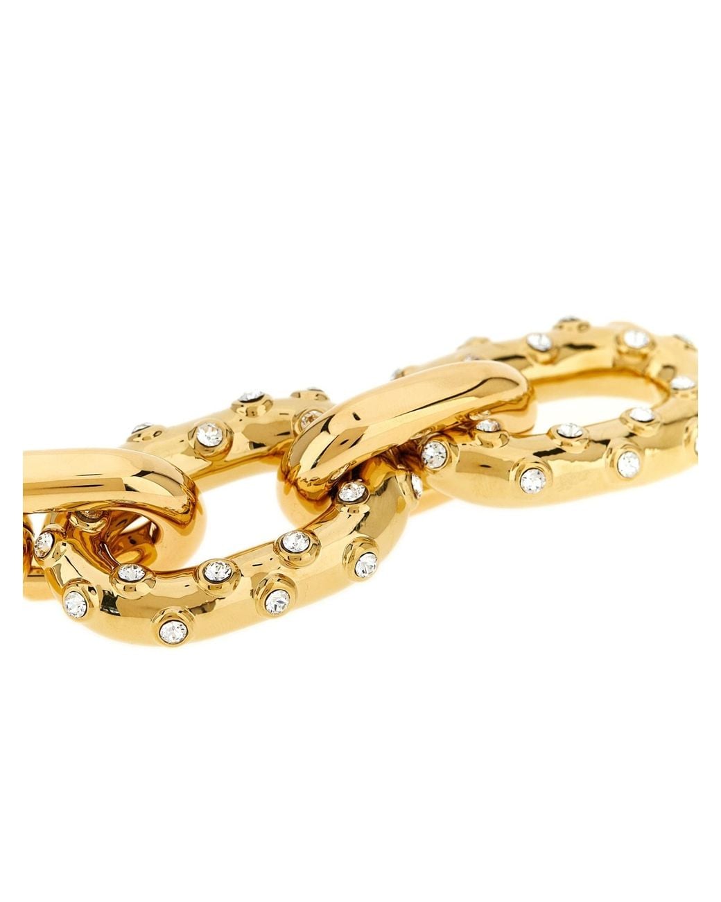 Rabanne Metallic Xl Link Embellsihed Bracelet