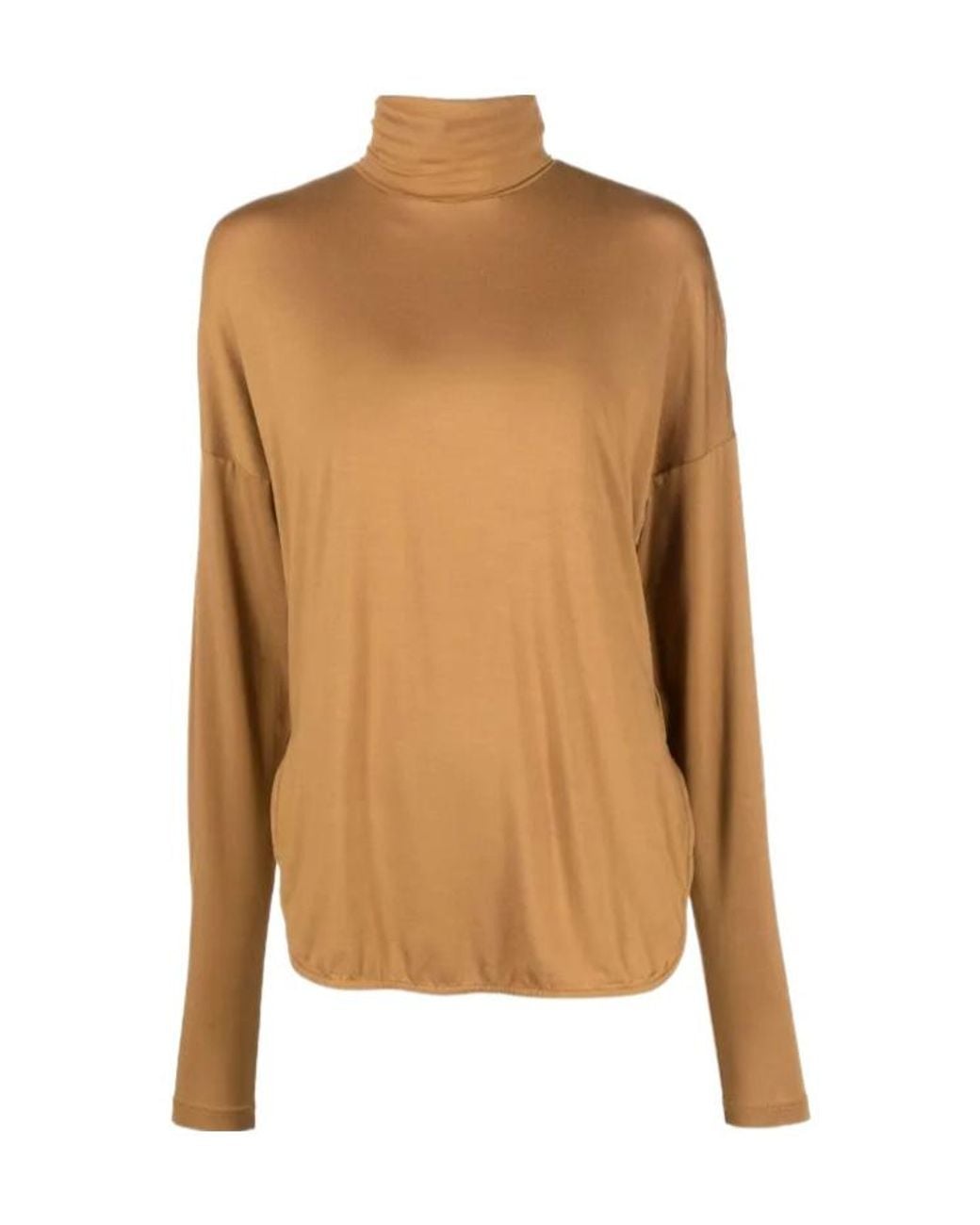 Eleventy Brown Turleneck Long Sleeved Top