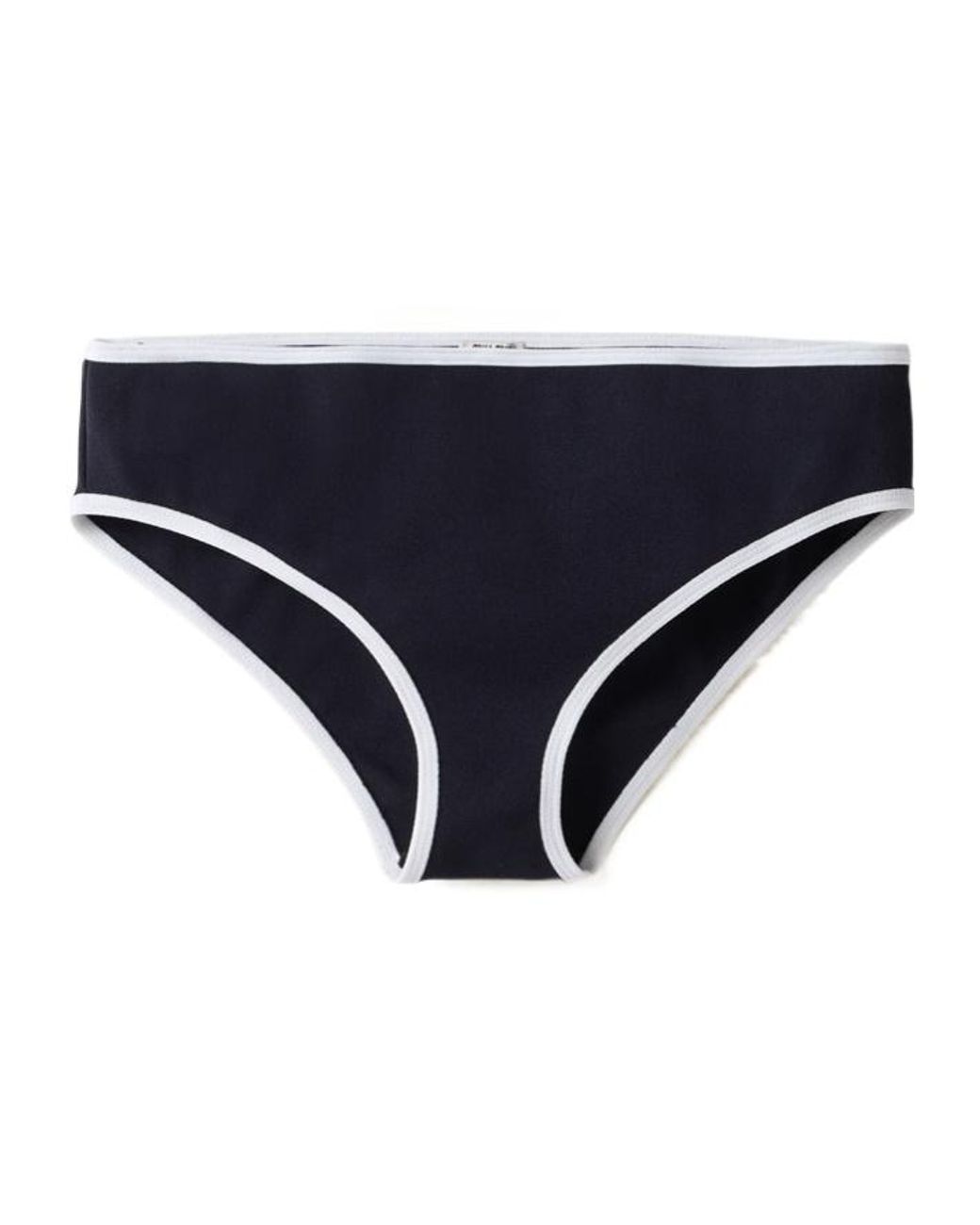 Miu Miu Blue Technical Knit Swimsuit Bottom