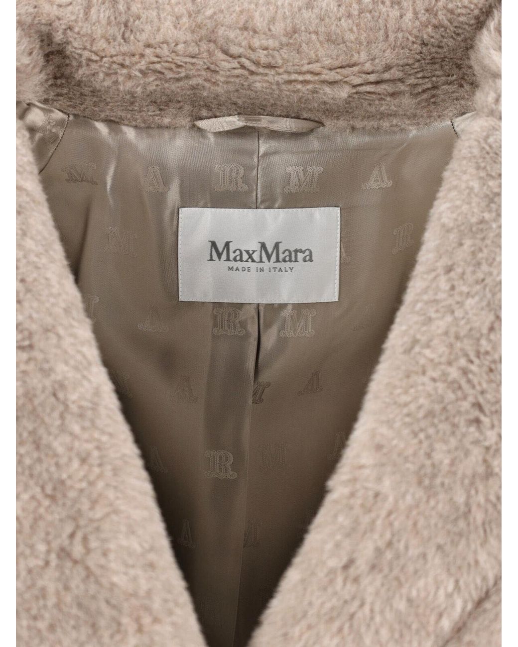 Max Mara Natural Cambusa Double-Breasted Fur Coat