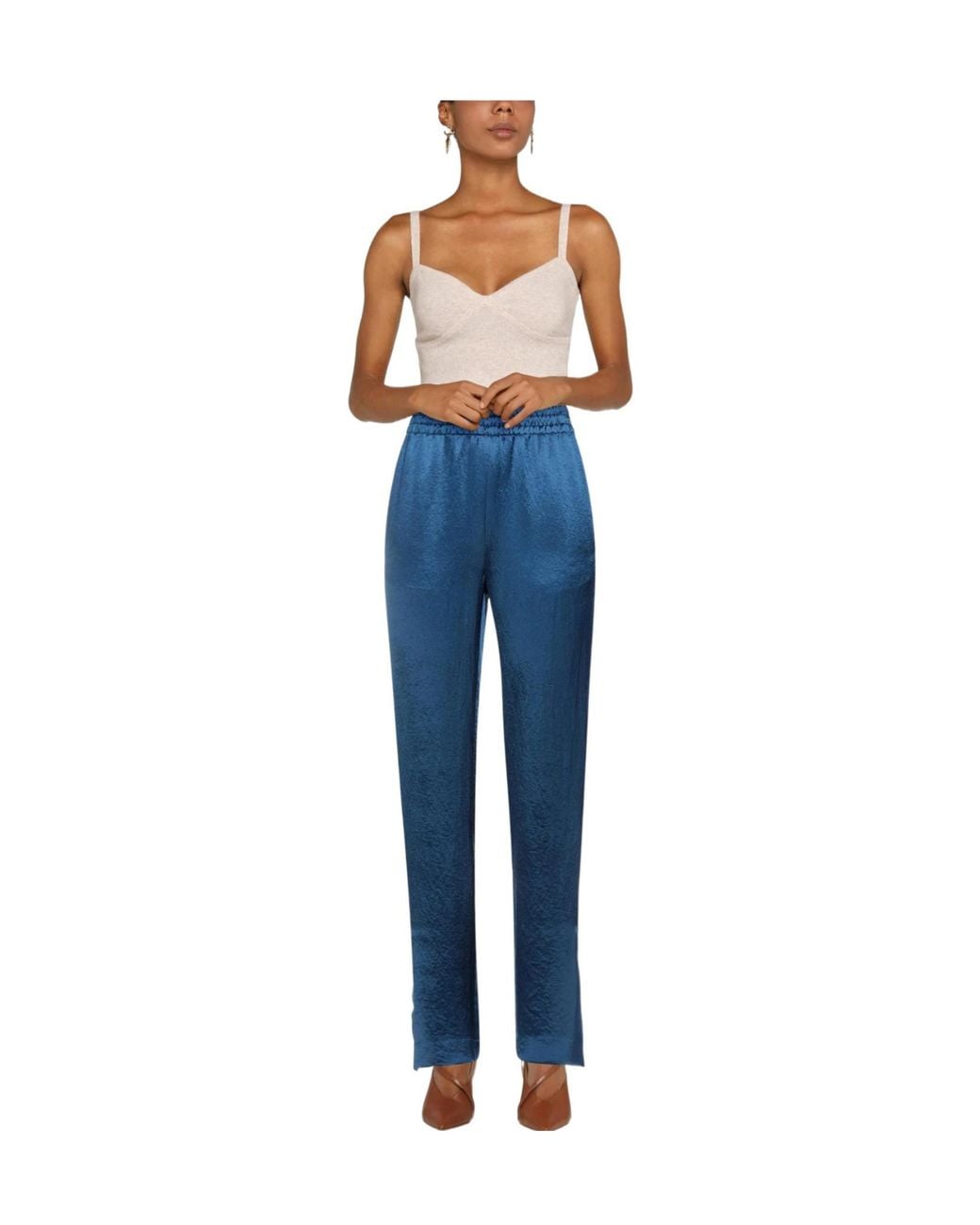 Rag & Bone Blue Plain Colour Casual Trousers
