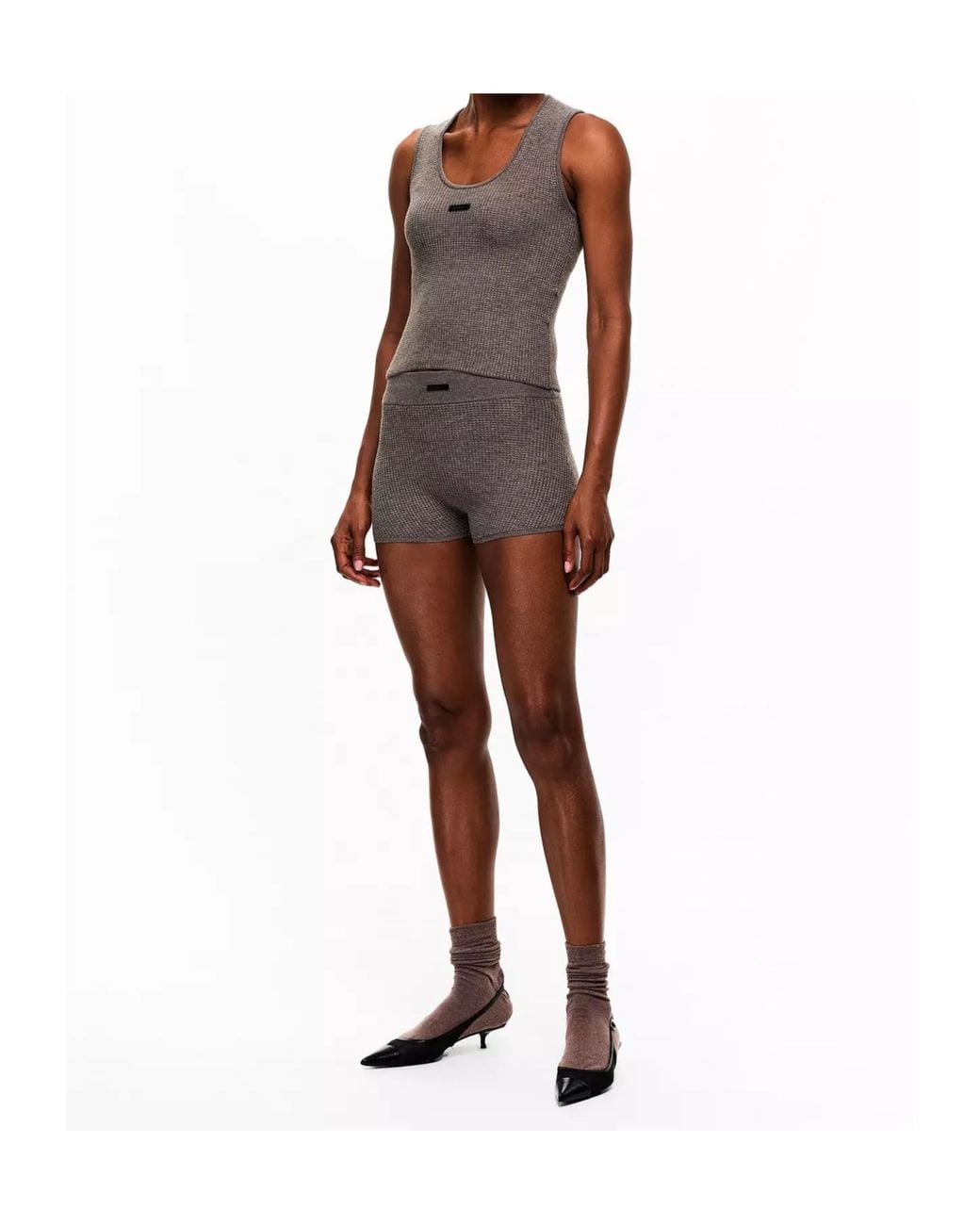 Fear Of God Brown Waffle Tank Vest