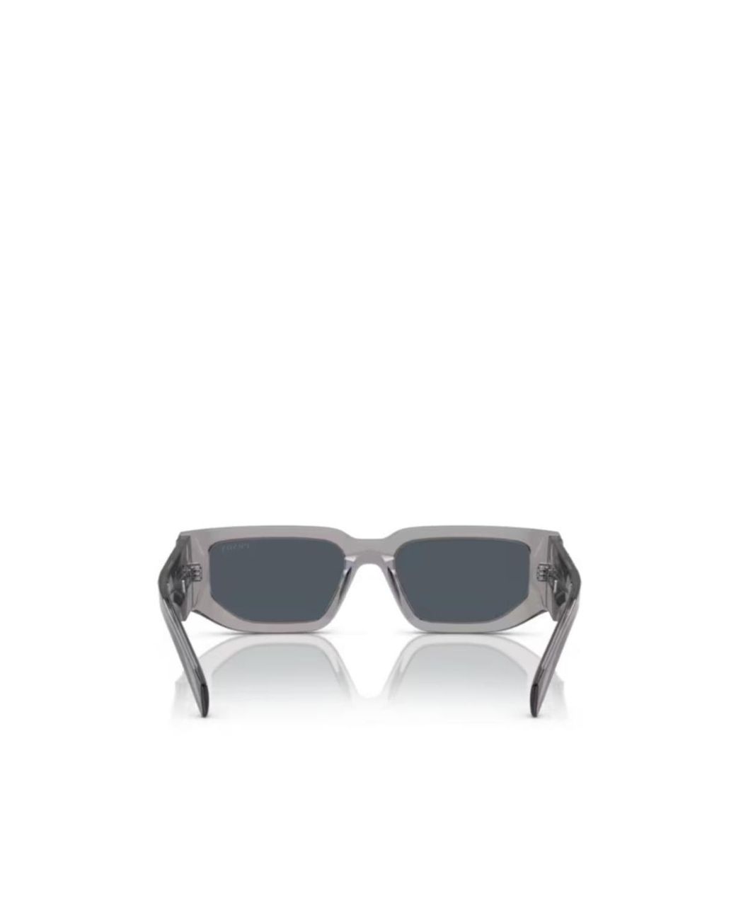 Prada White Eyewear Rectangular Frame Sunglasses for men