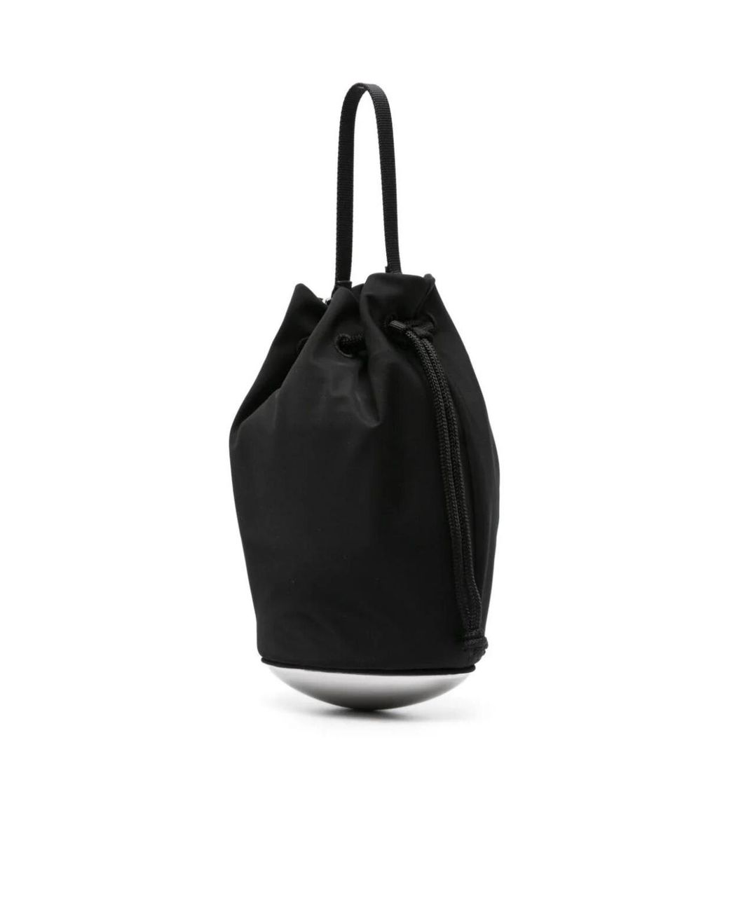 Alexander Wang Black Mini Dome Bucket Bag