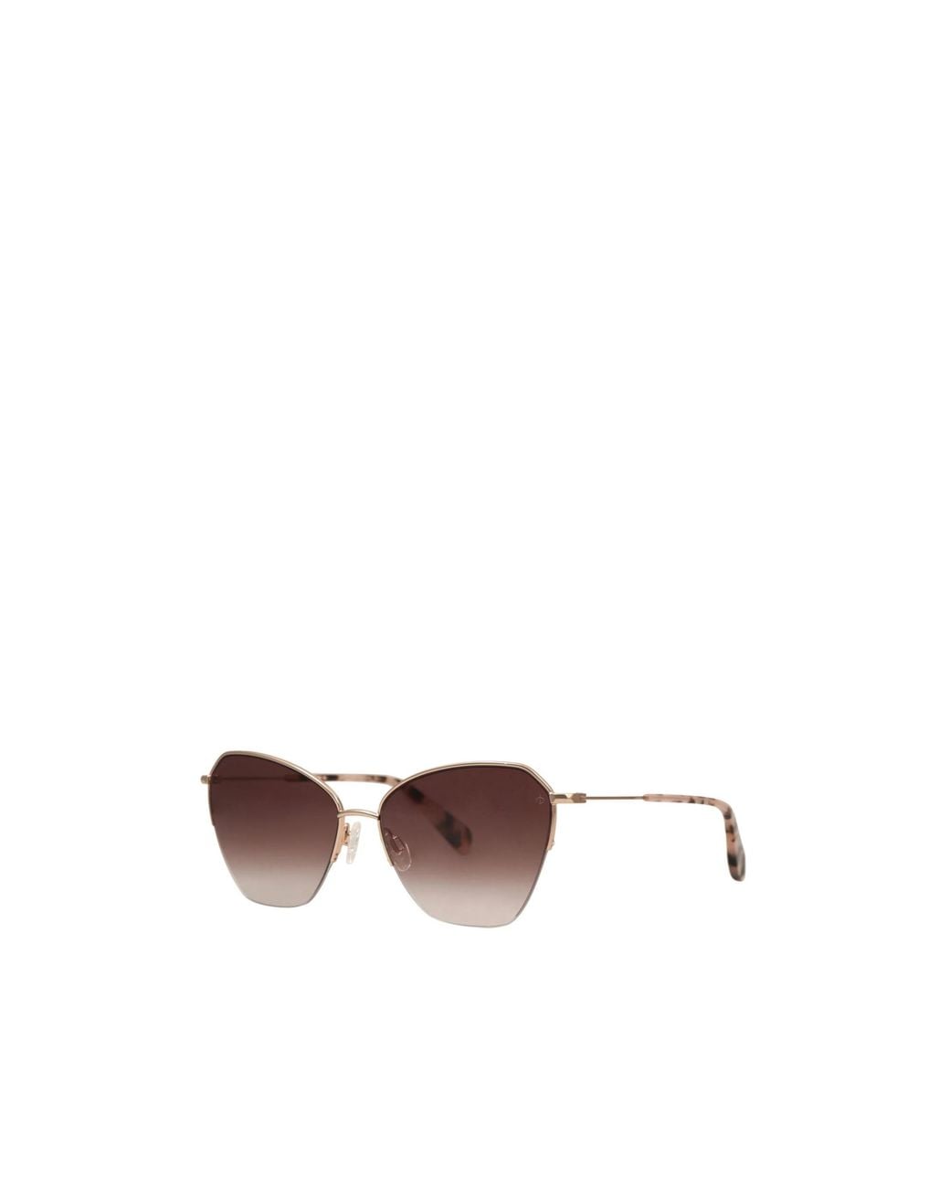 Rag & Bone Metallic Simple Sunglasses