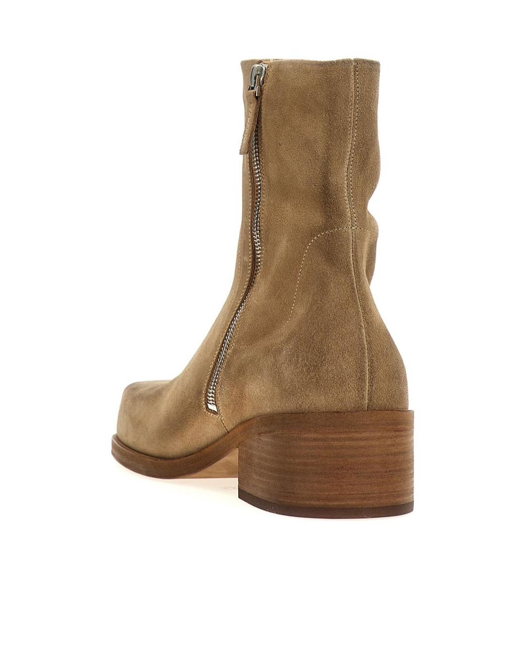 Marsèll Brown Marsèll Cassello Square Toe Ankle Boots for men