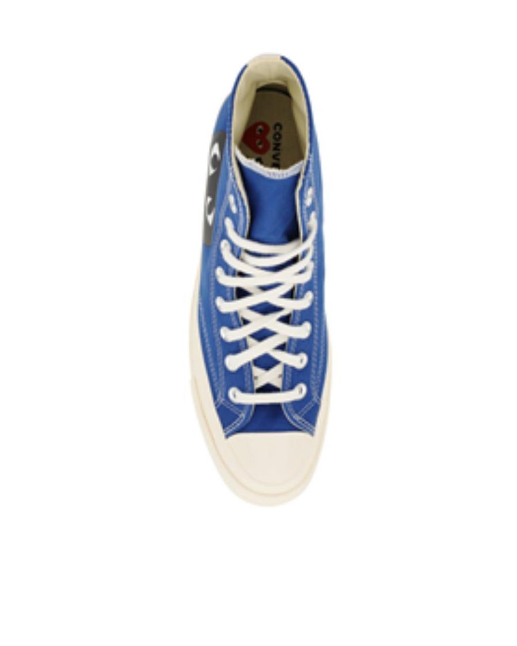 COMME DES GARÇONS PLAY Blue X Converse All Star High-Top Sneakers for men