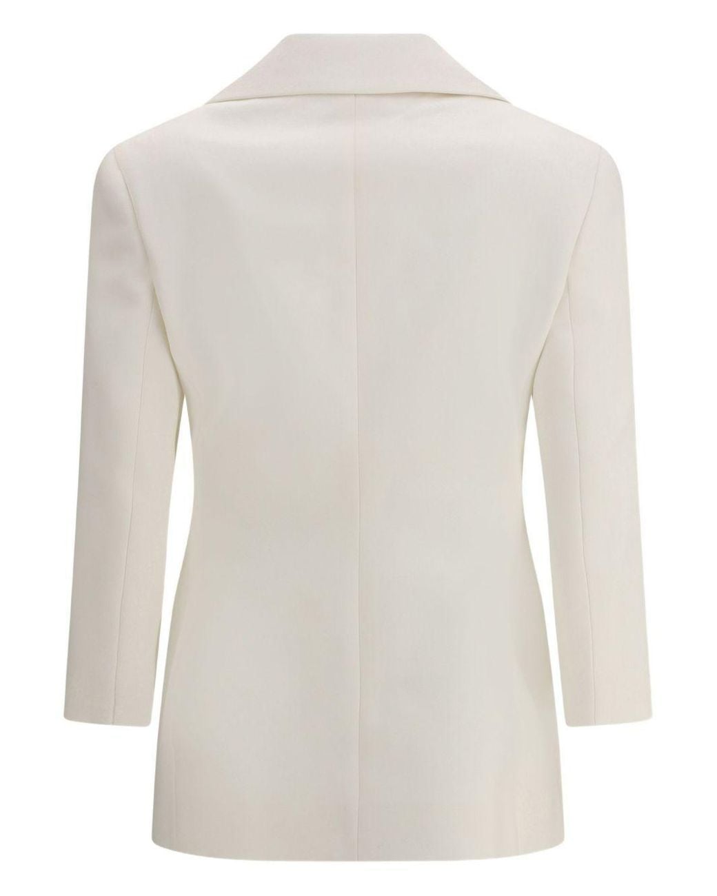 Givenchy White Single-Breasted Blazer