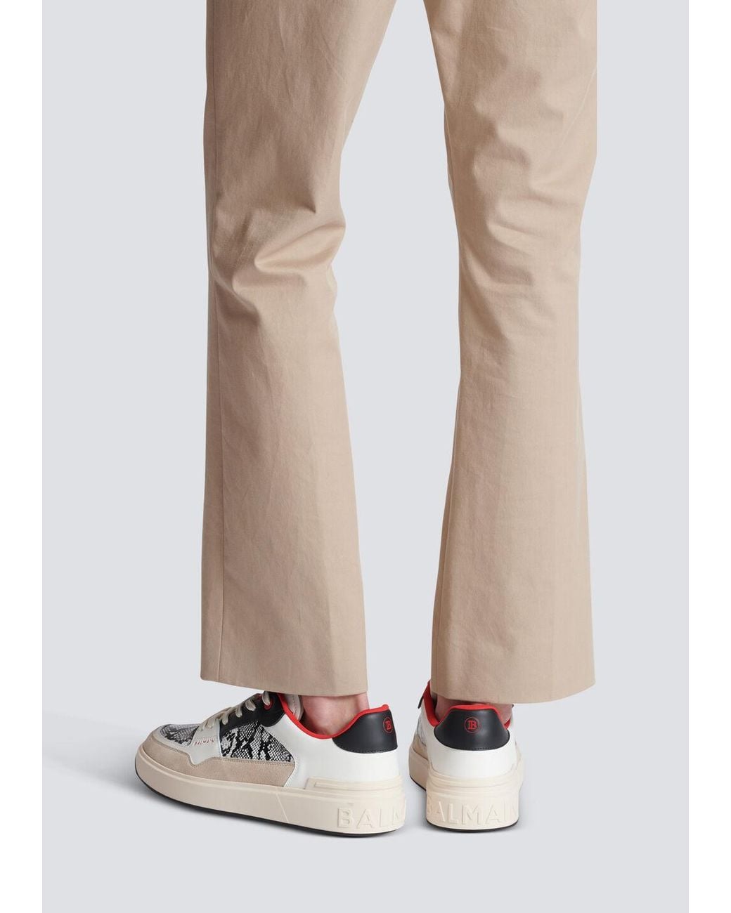 Balmain Multicolor B Court Flip Sneakers for men