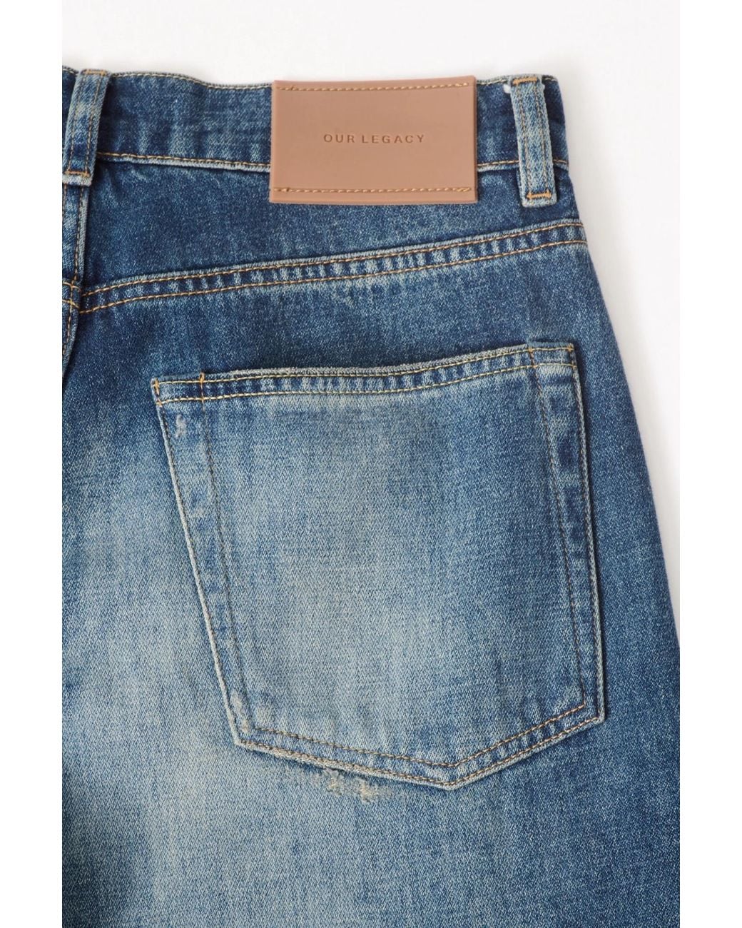 Our Legacy Blue Belt Loop Jeans