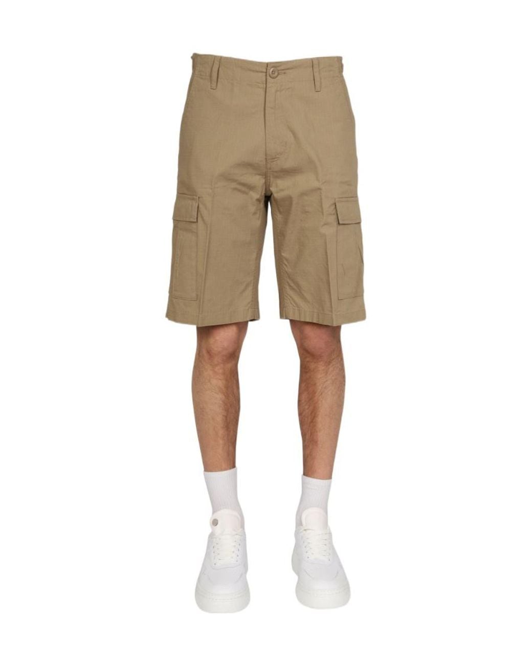 Carhartt Natural Pocket Detailed Bermuda Shorts for men