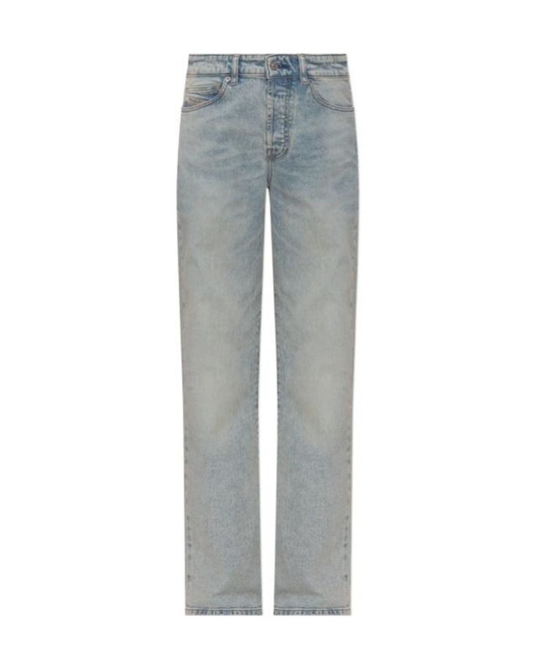 DIESEL Gray 1971 D-Sent Straight-Leg Jeans