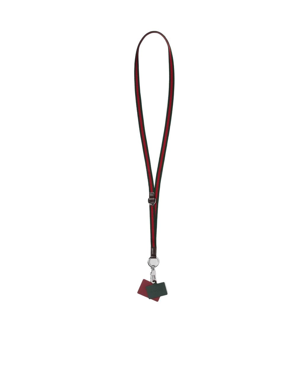 Gucci White Lanyard Phone Holder With Web for men