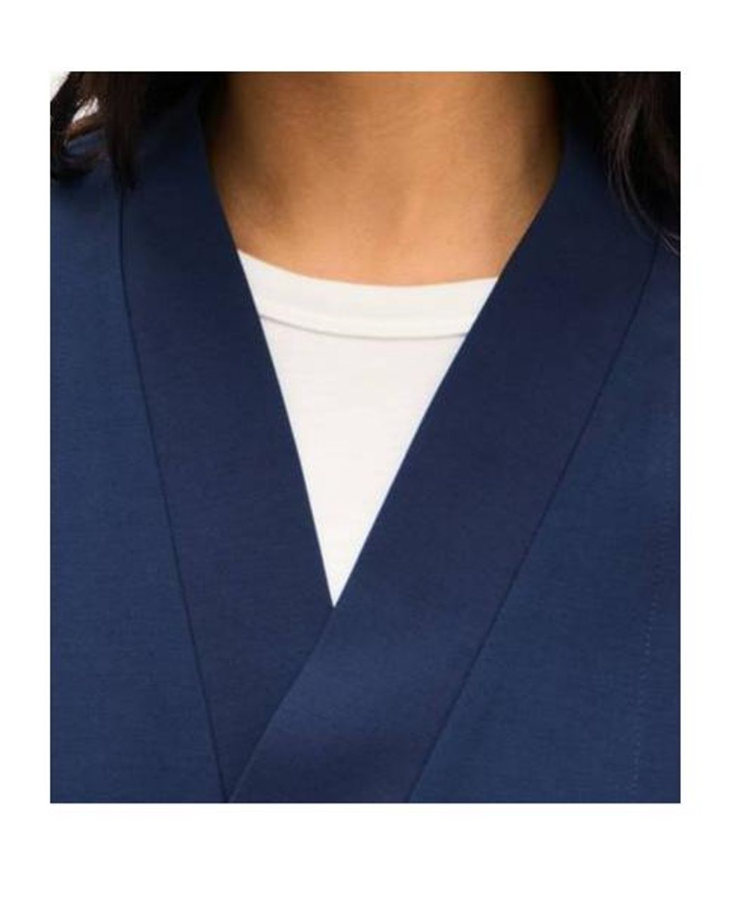 KENZO Blue Wrap Kimono Jacket