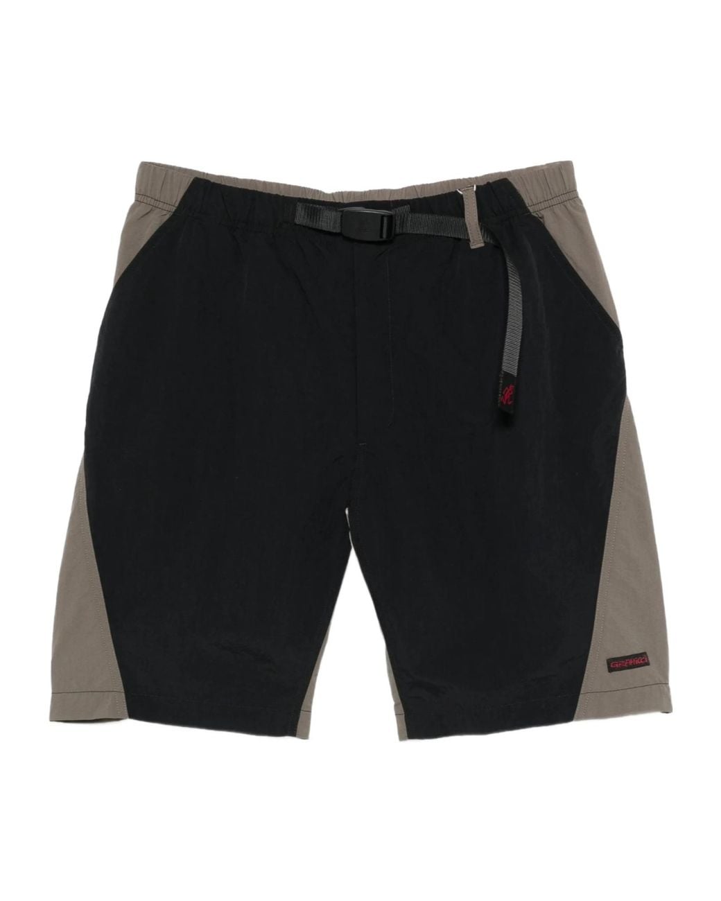 Gramicci Black Buckle-Belt Bermuda Shorts for men