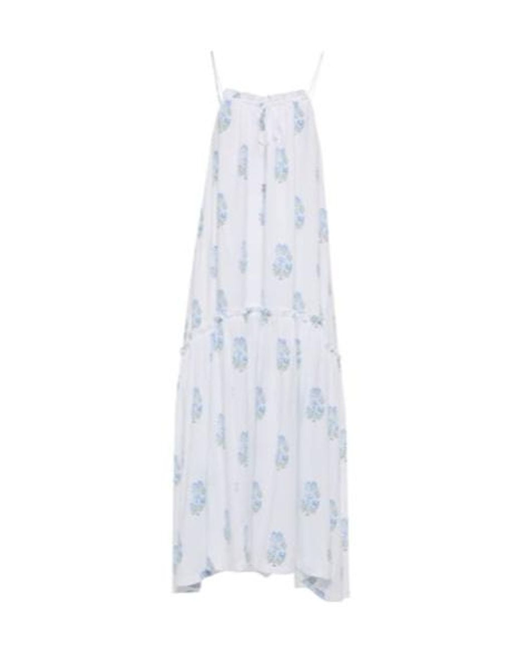 Heidi Klein White Eden Floral Maxi Dress