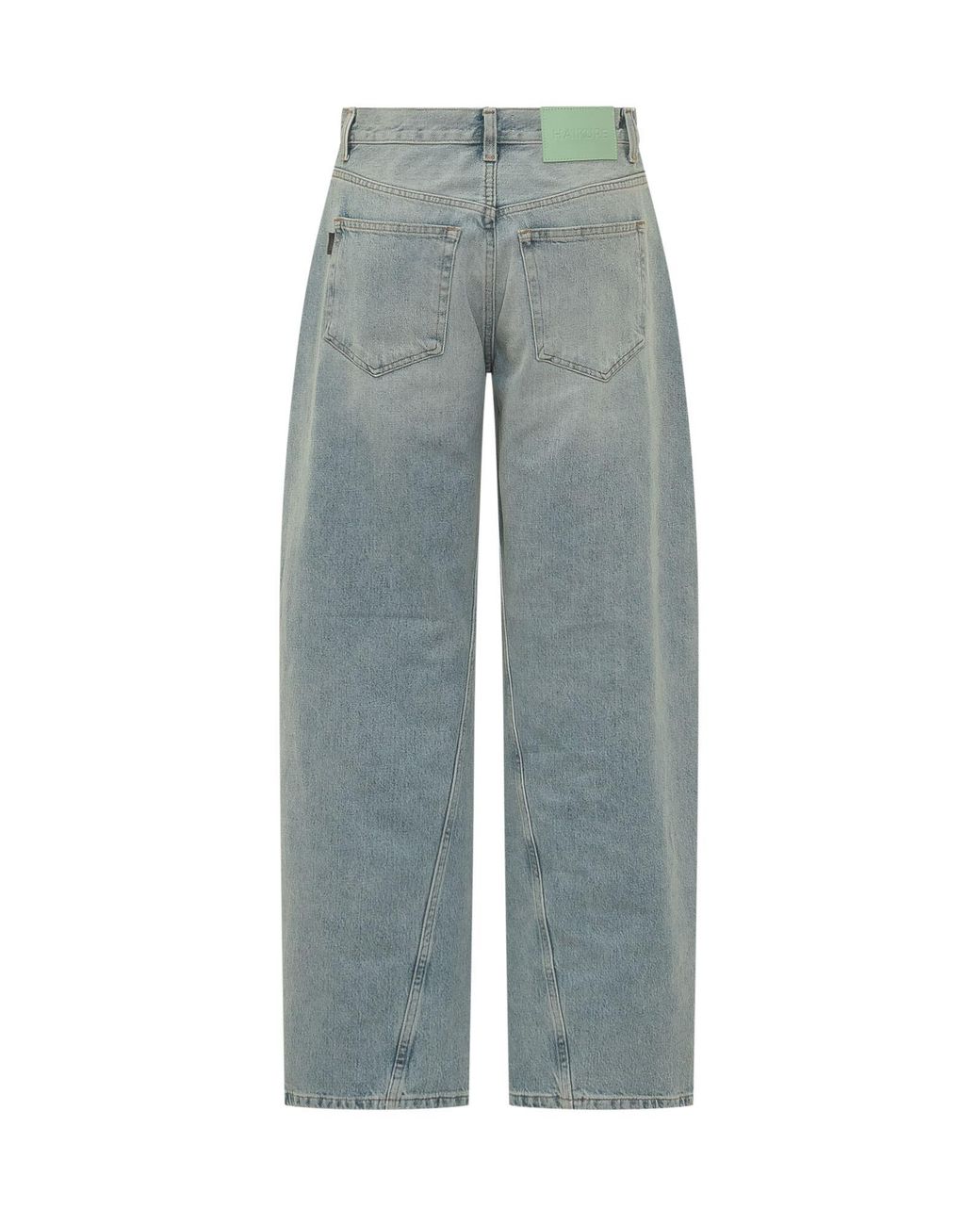 Haikure Gray Clyde Double Wide-Leg Jeans