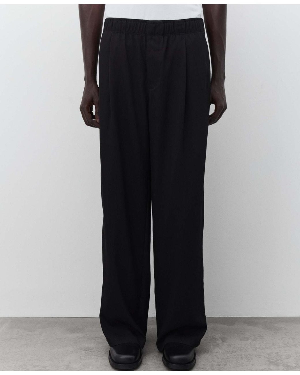 Our Legacy Blue Drape Twill Leisure Trousers for men