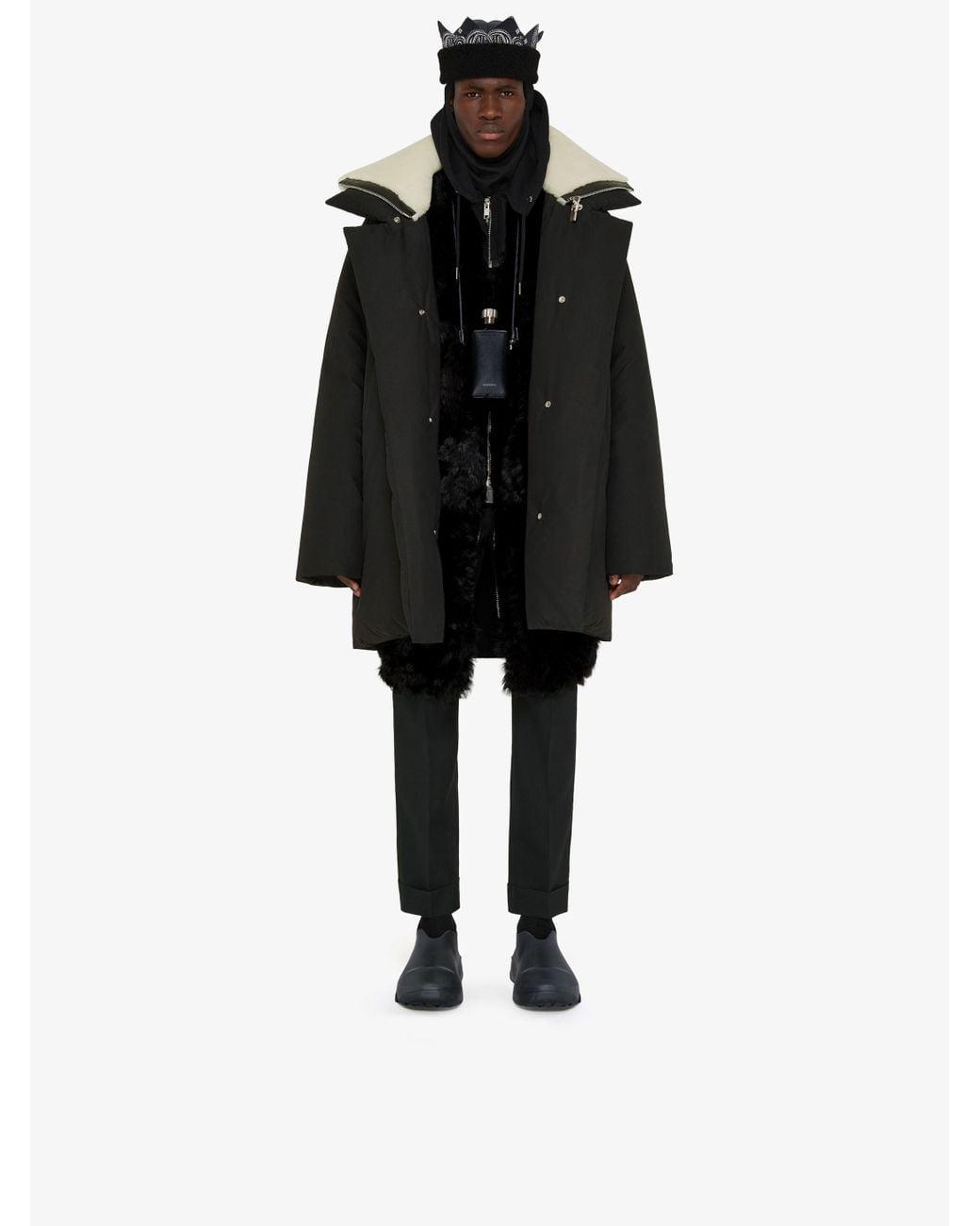 Givenchy Black Oversized Puffer Jacket for men