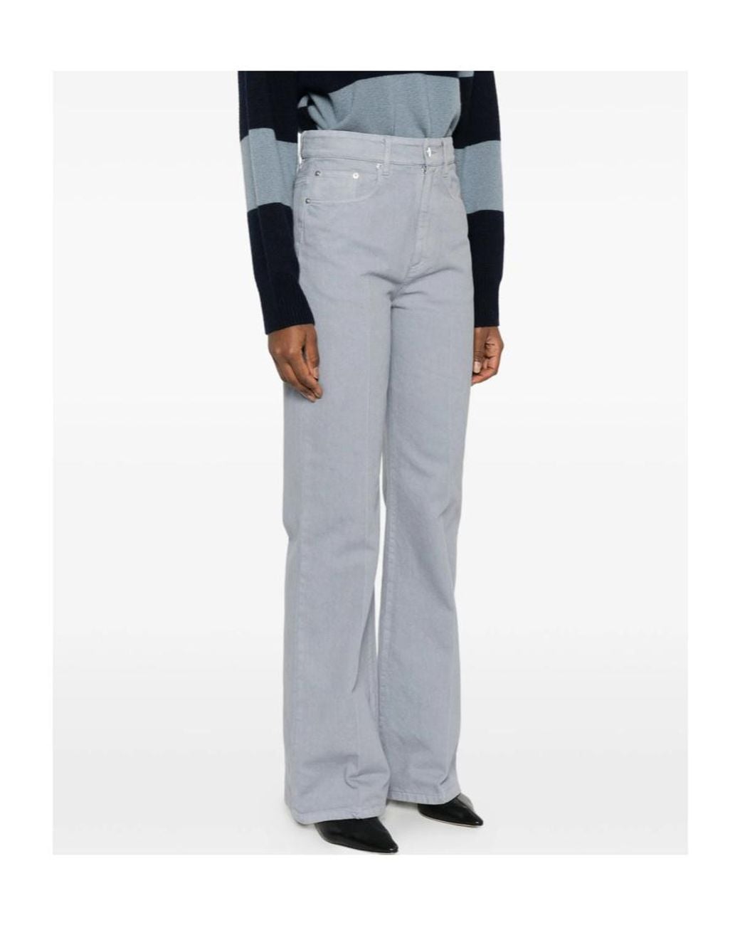 A.P.C. Gray Five-Pocket Jeans