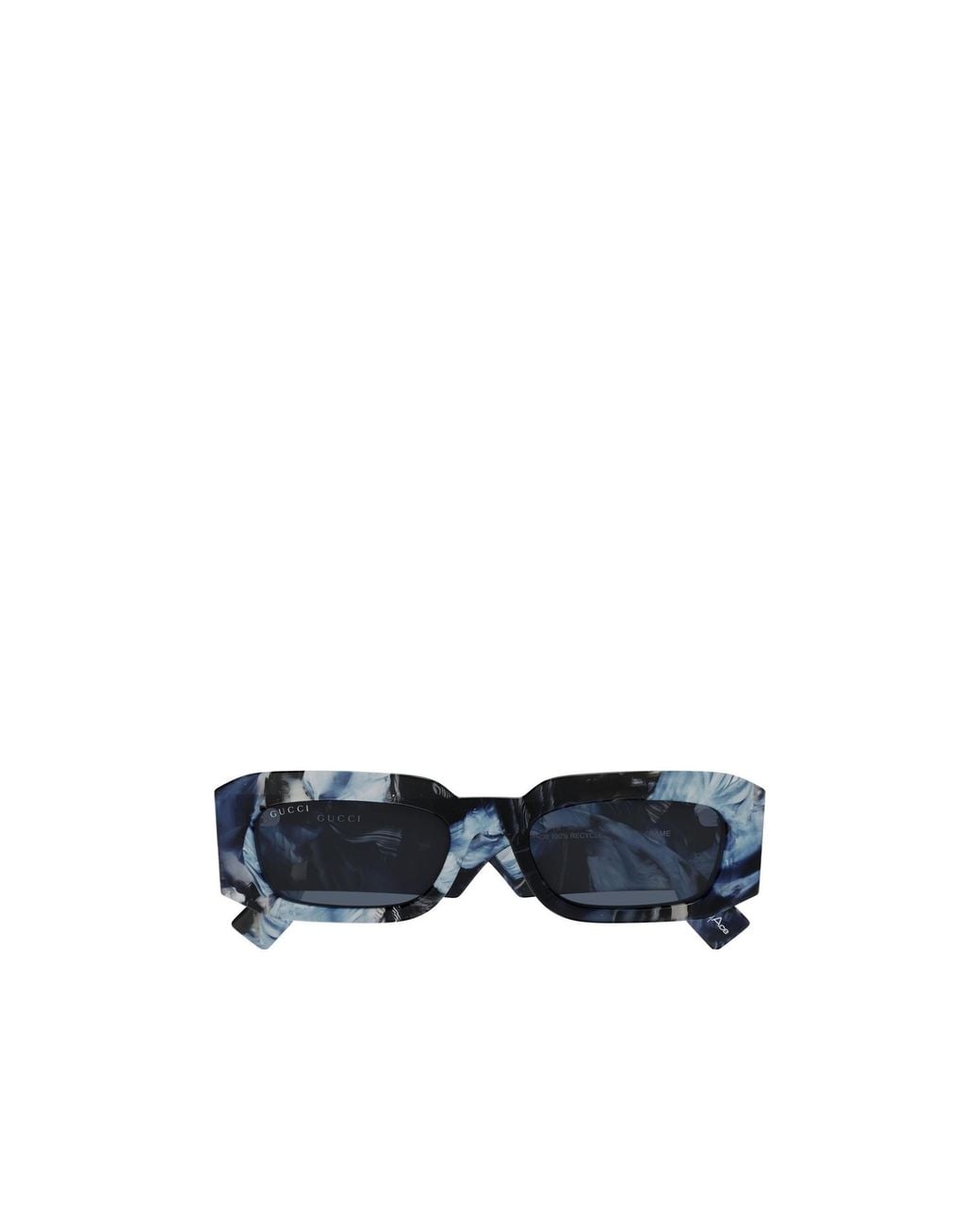 Gucci Blue Rectangle Sunglasses for men