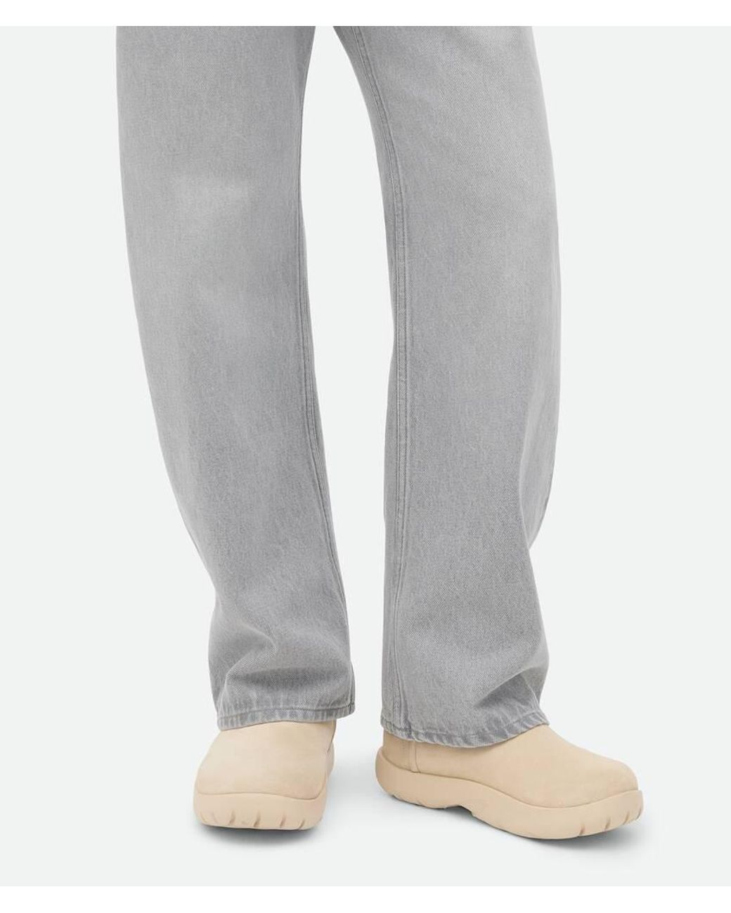 Bottega Veneta Natural Suede Snow Boots