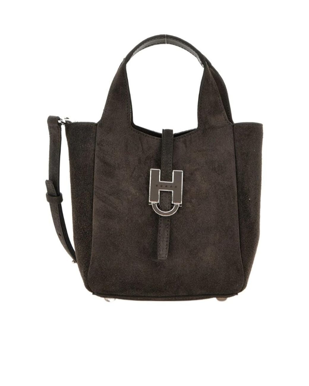 Hogan Black Trend Mini Shopping Bag