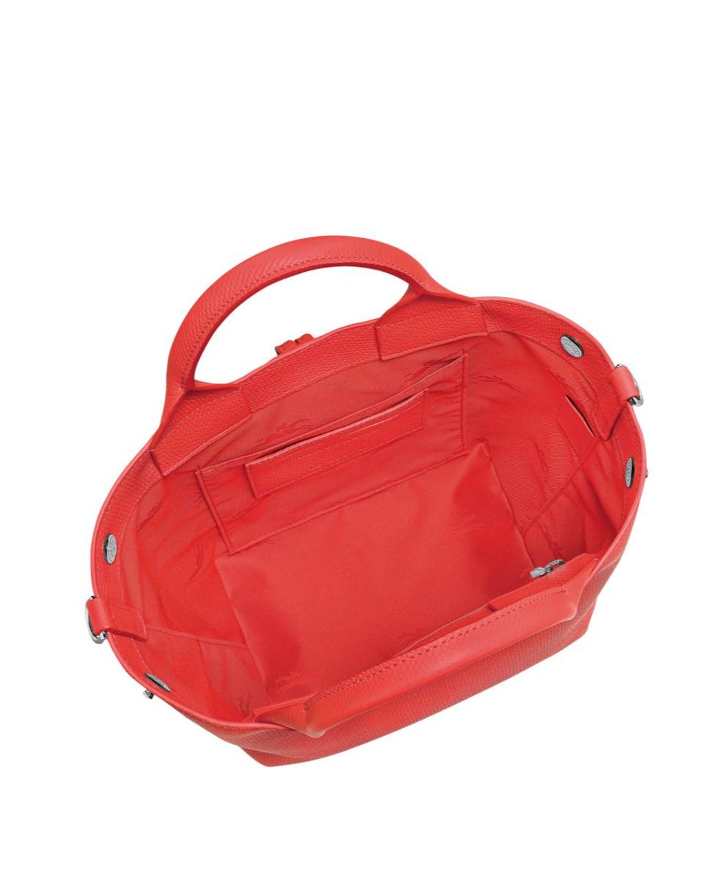 Longchamp Red S Le Roseau Tote Bag