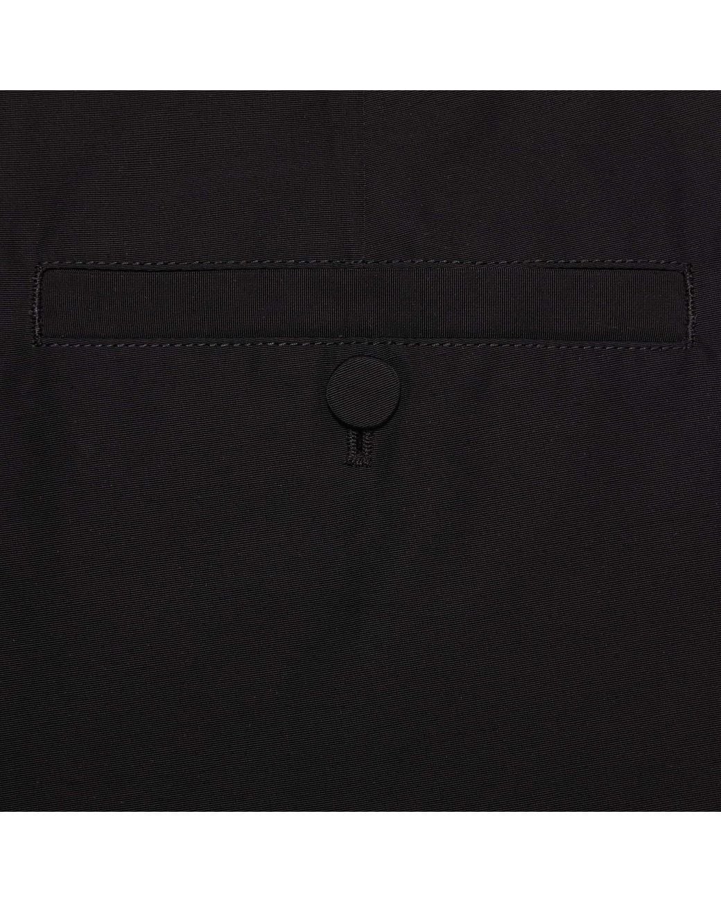 Gucci Black Straight Leg Cropped Poplin Chino Trousers for men