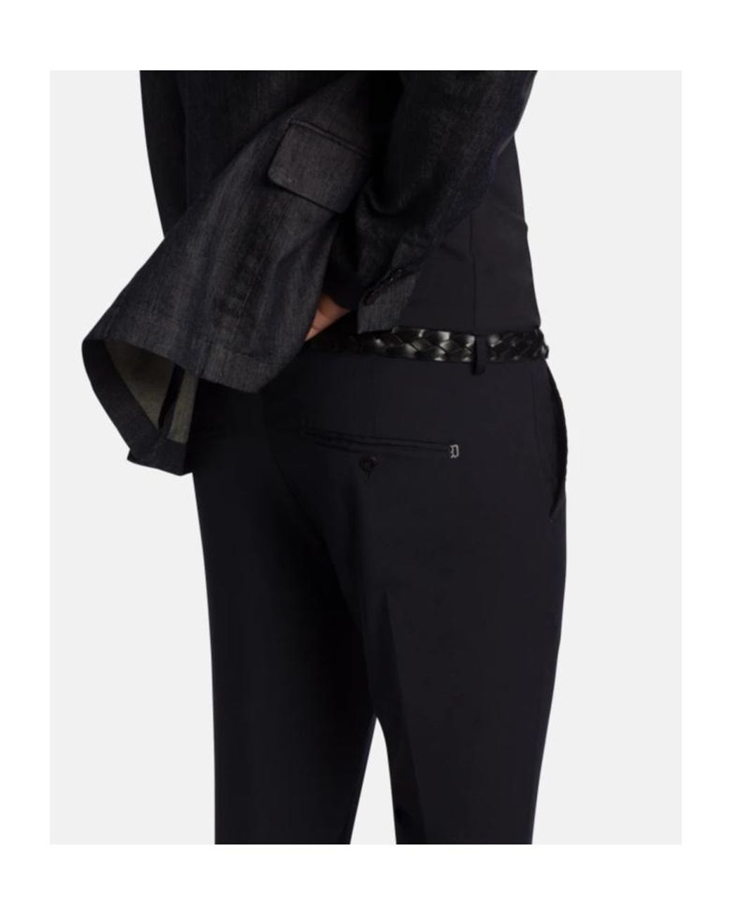 Dondup Blue Casual Pants With Belt Loops for men