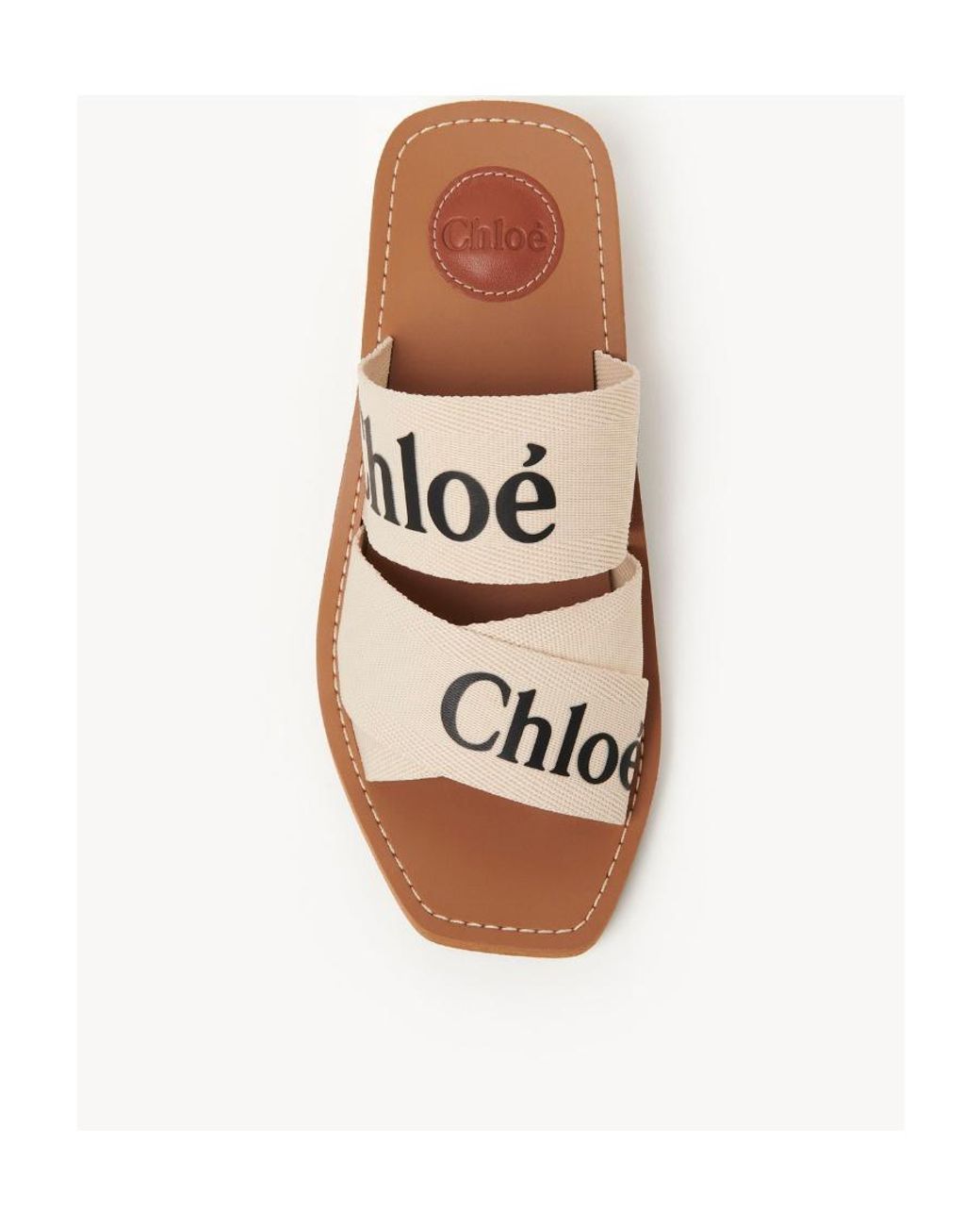 Chloé White Elegant Heeled Slip-On With 4.5 Cm Heel