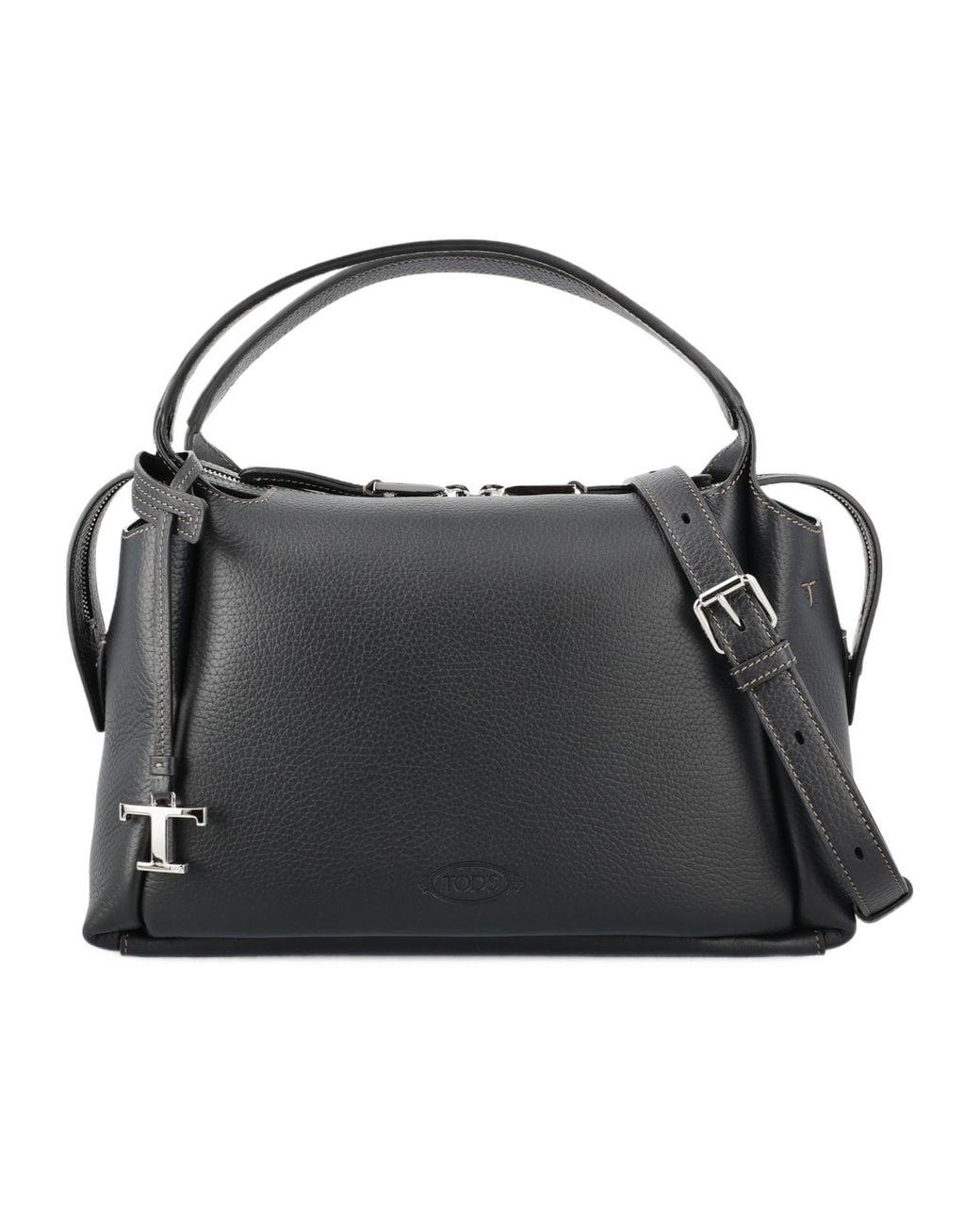 Tod's Blue T Timeless Top Handle Shoulder Bag