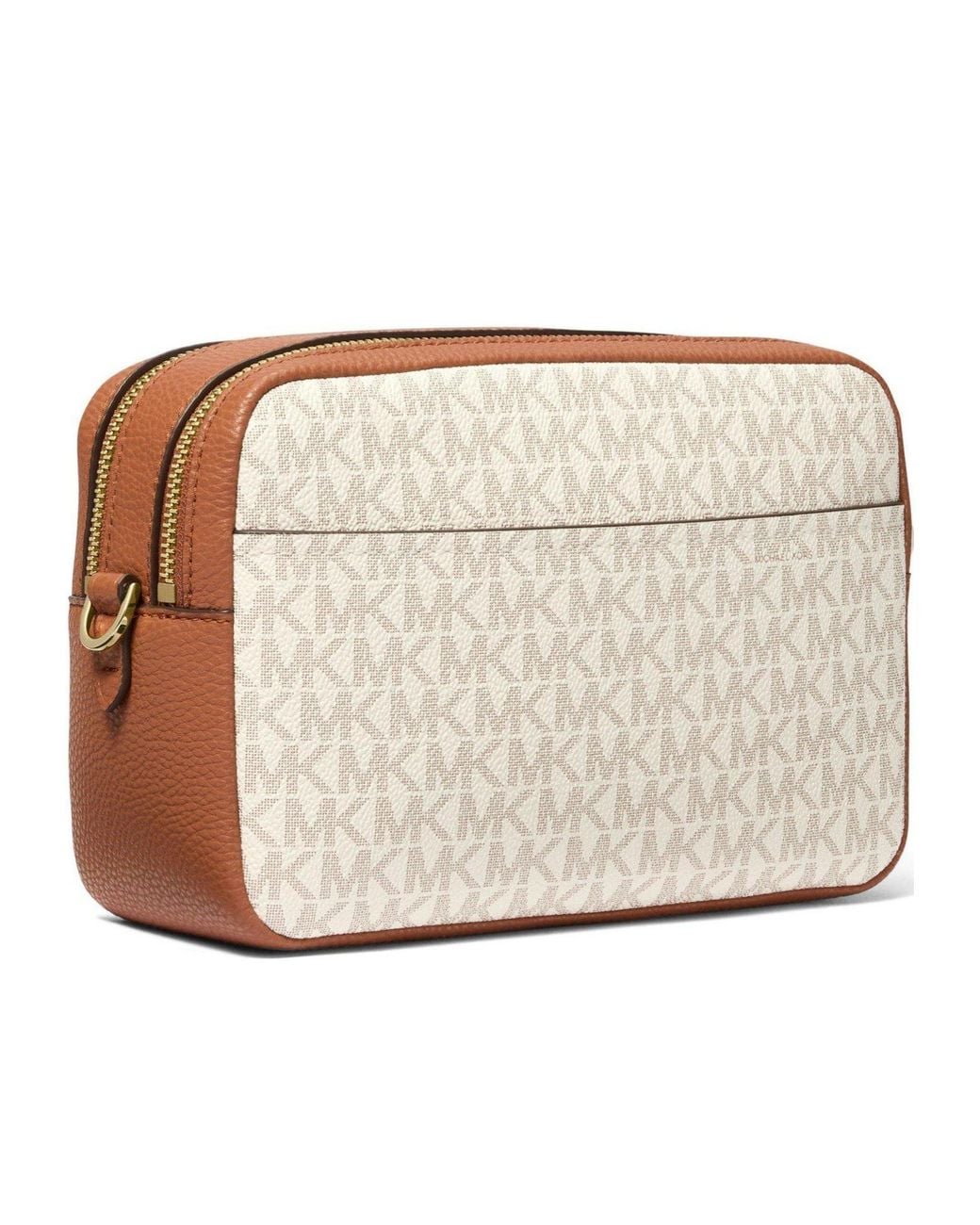 MICHAEL Michael Kors Natural Monogramprint Camera Crossbody Bag