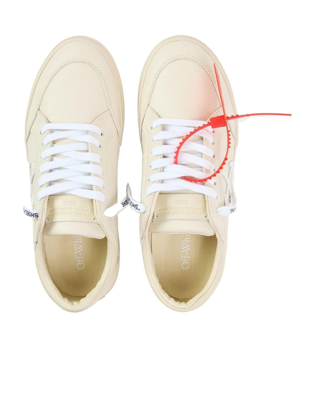 Off-White c/o Virgil Abloh Pink Solid Color Low-Top Trainers